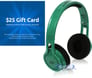 SMS Audio SMS-ONWD-GRN + $25 eGift Card Image 1