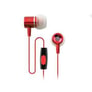 Coby CVEM89RED In-Ear Headphones Stereo Earbuds Headset (Red) Image 1