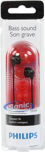 Philips SHE3500RD Red/Black (2-Pack) Image 5