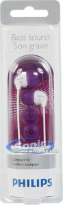Philips SHE3501PP Purple/White (2-Pack) Image 5