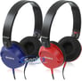 Sony MDR-ZX100 Blue + MDR-ZX100 Red (2-Pack) Image 1
