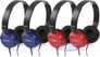 Sony MDR-ZX100 Blue & Red (4-Pack/2+2) Image 1