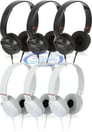 Sony MDR-ZX100 Black & White (6-Pack) Image 1