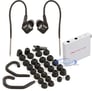 NuForce MMP White Mobile Music Pump Headphone Amp + NVX EX10s In-Ear Monitors Image 1
