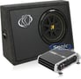 Kicker Monoblock + 10" Sub Box Combo (41DXA2501 + 10TC104) Image 1