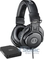 Audio Technica ATH-M30X Headphones & FiiO E6 Portable Headphone Amplifier Image 1