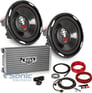 (2) 12" Boss P126DVC Subwoofers + AR1600.2 Amplifier Image 1