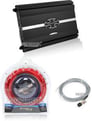 Phoenix Gold Ryval V8001 Amp Install Package + Bass Remote Image 1