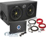 NEW Kicker 10DC122 Dual 12" 600W Loaded Car Audio Subwoofers Subs+Box+Amplifier+Amp Kit Image 1