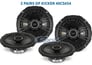 4) NEW Kicker 40CS654 6.5" 1200W 4 Ohm 2-Way Coaxial CS Car Audio Speakers Image 1