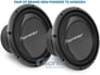 Pair of Pioneer TS-W3003D4 Image 1