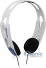 Kicker HP201W (White) Active-Style Stereo Headphones Image 1