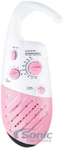 Conair SR9 Portable AM/FM Shower Radio (Pink) Image 1