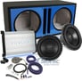 Complete Hifonics + NVX Bass Package with Amp, Subs, Box & Wire Image 1