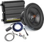 650W PowerBass M-104D Subwoofer + Kicker Bass Package Image 1