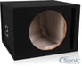 Single 12" Vented MDF Subwoofer Enclosure (Belva 1SV12B) (Open Box, Great) Image 1
