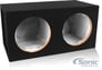 Dual 10" 3/4 MDF Sealed Subwoofer Enclosure (Belva MDFD10) (Open Box, Great) Image 1