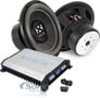 NVX V-Series Subwoofers + Hifonics Amplifier Bass Package Image 1