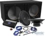 Dual 12" NVX N-Series Bass Package with Amp, Box  & Install Kit Image 1