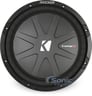 Kicker 40CWR124 1000W 12" CompR Subwoofer + Sealed Sub Box Enclosure Image 3