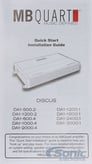 MB Quart DA1-1000.4 Open Box Complete Image 6