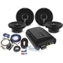 Infinity + JBL 4-Channel Amplified Setup with 6-1/2" Coaxials and Wiring Kit Image 1
