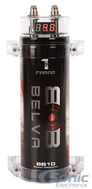 Belva 1.0 Farad Capacitor + Belva 2000 Watt Max Handling Amp Kit Image 2