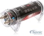 Belva 1.0 Farad Capacitor + Belva 2000 Watt Max Handling Amp Kit Image 3