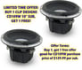2-PACK --> Clif Designs CD109W 10" Subwoofers Image 1