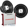 JBL & Crunch, Dual 10" Subwoofer Bass Bundle Image 1