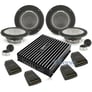 Power Acoustik 4-Channel Amp + Two Pair of Infinity 6-1/2" Component Speakers Image 1