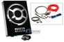 Boss BASS-800 8" 800 Watt Under Seat Slim Amplified Car Subwoofer + Wire Kit Image 1