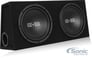 Belva Dual 10" Loaded Enclosure with Crunch Amp and Wiring Kit Package Image 2