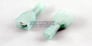 Male Quick Disconnect BLUE INSULATED Connectors .250" 16-14G (100 Pack) Image 1