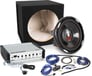 Boss Subwoofer + Kicker Amp Upgrade Bundle w/ Sealed Sub Box Image 1