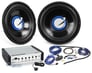 Planet Audio Subwoofer + Kicker Amp Upgrade Bundle Image 1