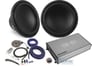 Two NVX 12" Subwoofers + Belva Monoblock Amp Upgrade Bundle Image 1