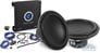 Two NVX 12" Subwoofers + Planet Audio Amplifier Bundle Image 1