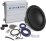 NVX 12" Subwoofer + Hifonics Zeus Amplifier Bundle Image 1