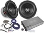 Two Audiopipe Subs + Belva Amplifier Upgrade Bundle Image 1