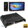 Clarion NX706 High Resolution Car Stereo with XM-GS4 4-Channel Amplifier Image 1