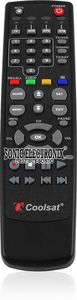 Coolsat Black Remote for 4000, 5000 and 6000 FTA Receivers Image 1