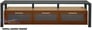 Plateau D&Eacute;COR 71 (Walnut w/ Black Glass) Image 1