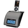 iHome IP11B Spacesaver Alarm Clock iPod/iPhone Speaker Dock (Black) Image 1