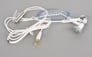 Coby CVE97 (CV-E97) White Deep Bass Neckstrap Stereo Earphones In-Ear Headphones Image 1