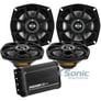 Kicker 4 Speaker Bluetooth Powersports Package (43Q2PS4) Image 1
