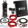 Boss R1100M Amplifier w/Belva 1.0 Farad Capacitor + Belva Amp Kit Image 1
