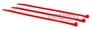 Lite Glow CWT7050 7" Red Wire Ties 100 Pack Image 1