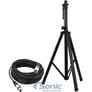 Belva DJ Speaker Stand + XLR Pro Audio Cable (BPST160 + BPXLR09) Image 1