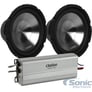 Clarion 300 Watt RMS Dual 10" Bass Package (WG2520 + XC2110) Image 1